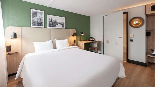Standard Room, Multiple Beds | Premium bedding, desk, laptop workspace, blackout drapes