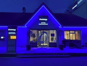 Majoituspaikan julkisivu