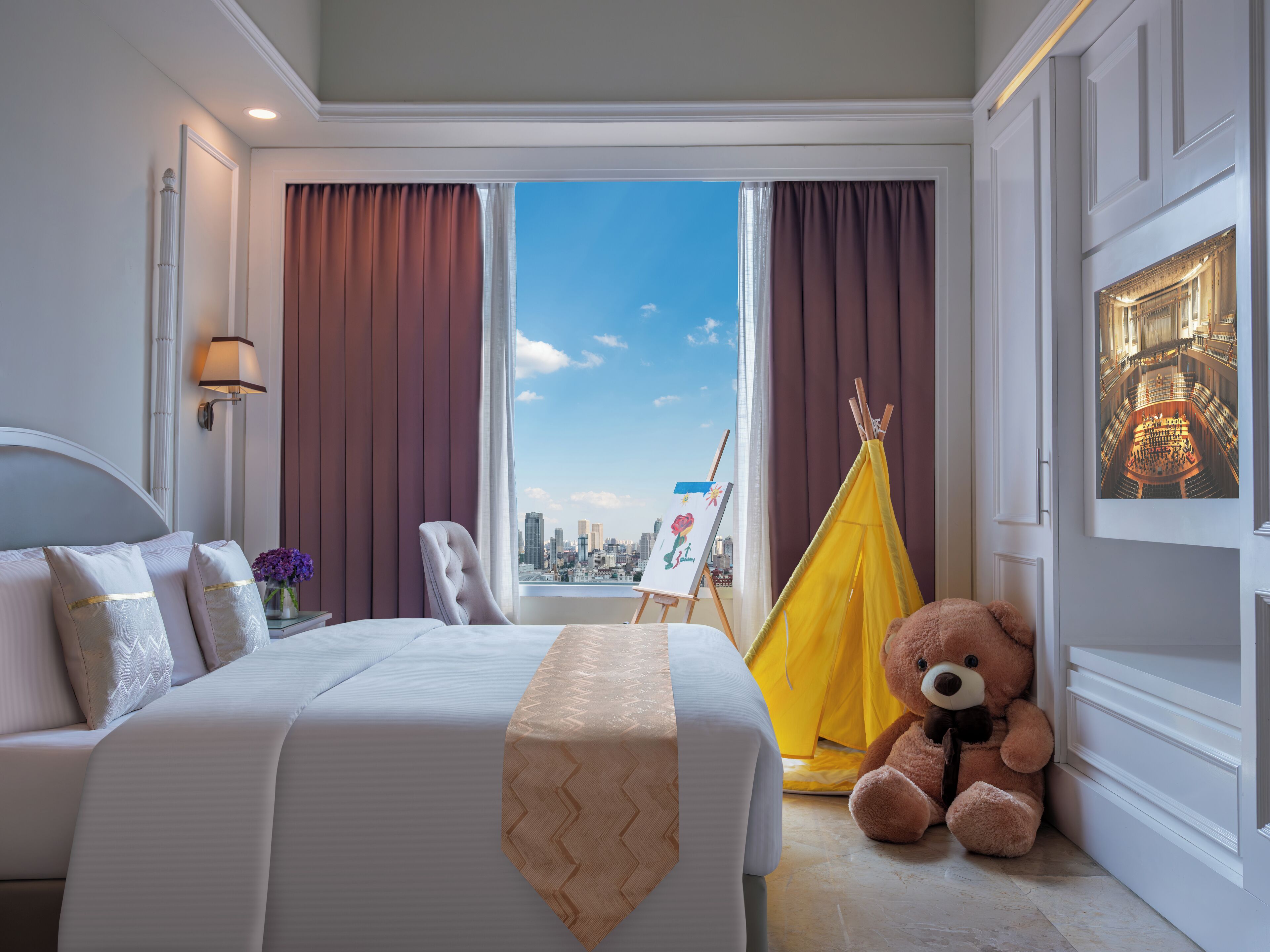 Premier Suite, 3 Bedrooms | Premium bedding, in-room safe, desk, blackout drapes