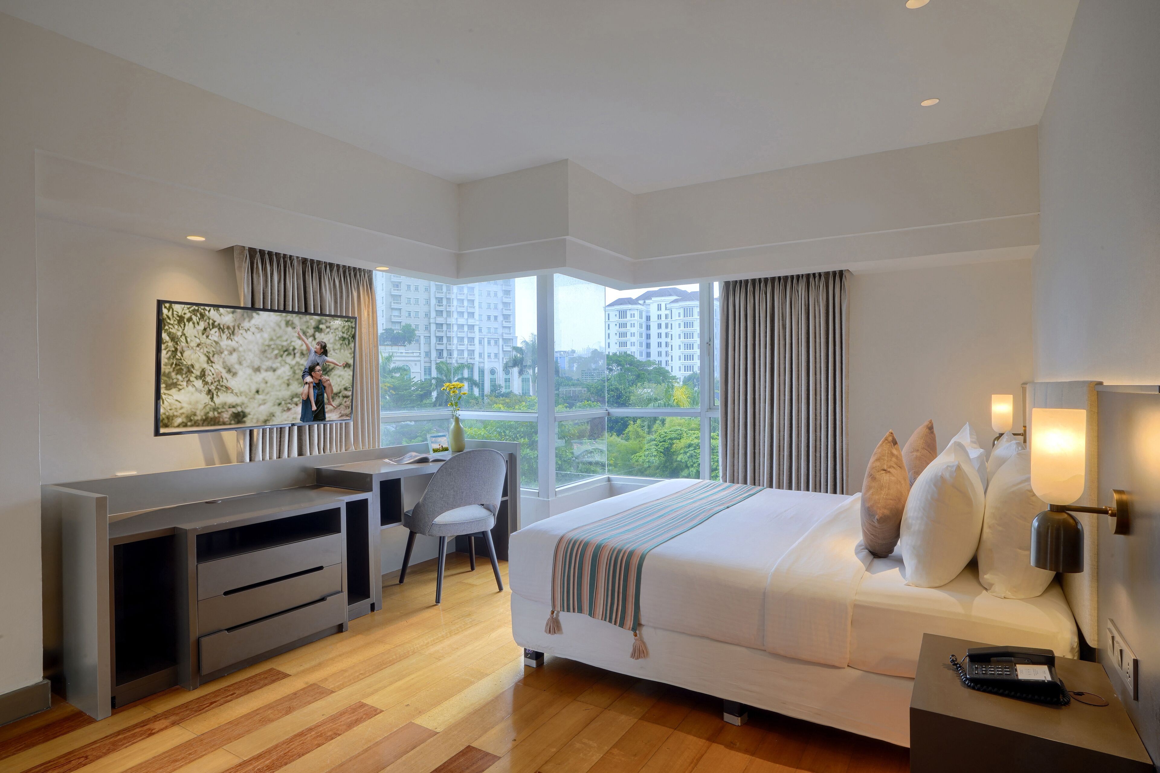 2 chambres, literie de qualité supérieure, surmatelas