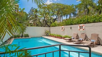 Indoor pool, outdoor pool