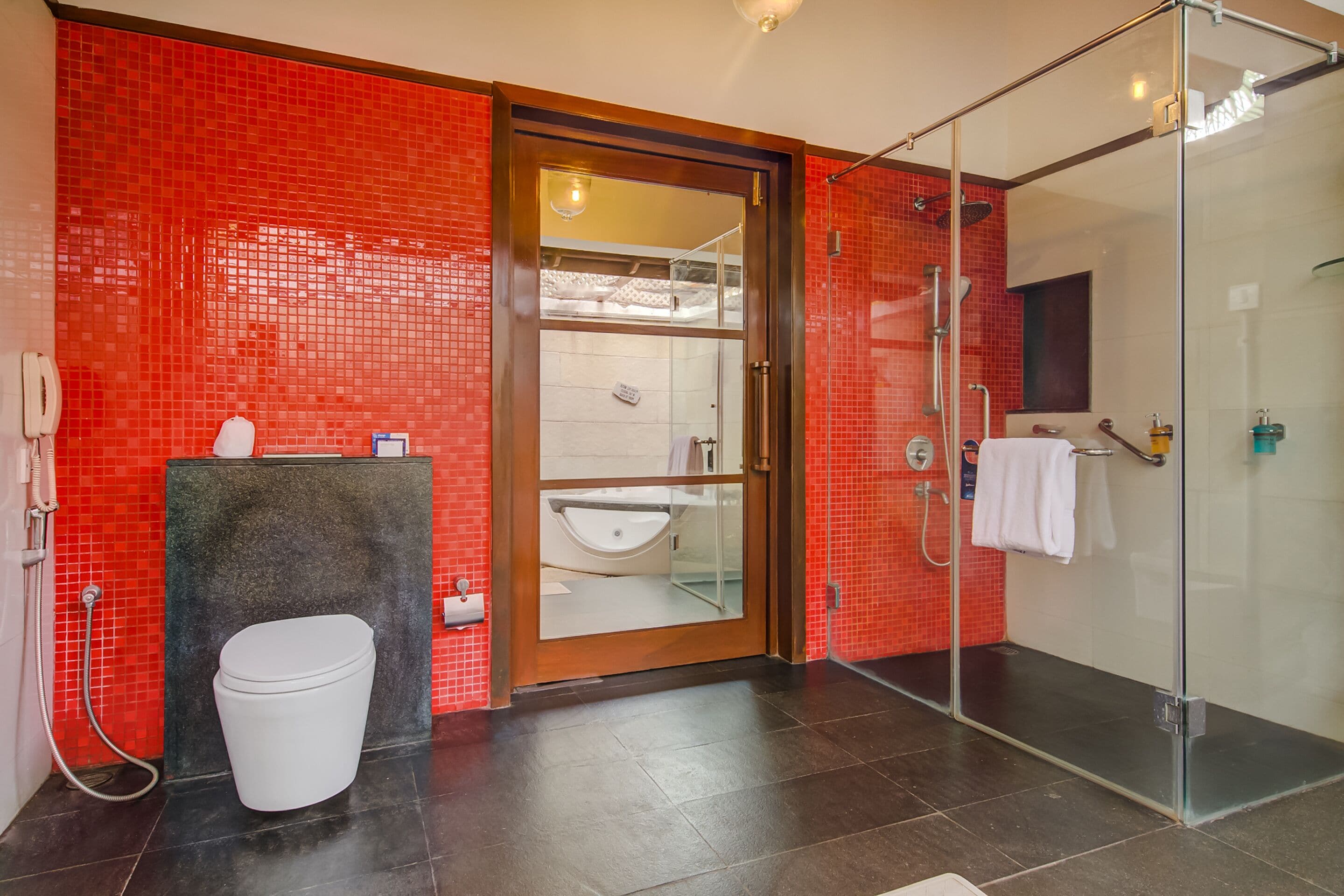 Villa, Private Pool | Bathroom | Shower, rainfall showerhead, free toiletries, hair dryer