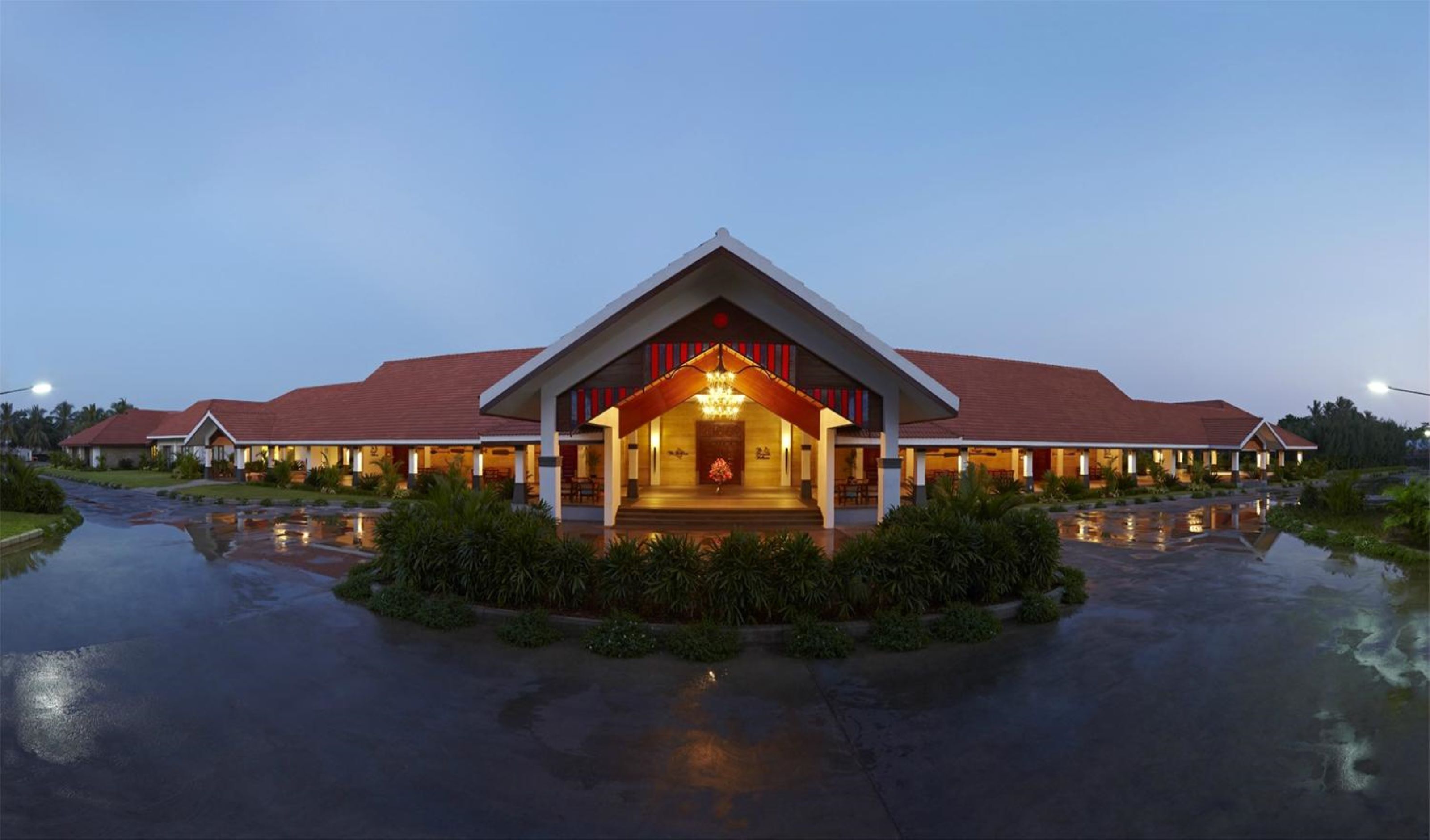 Front of property – evening/night