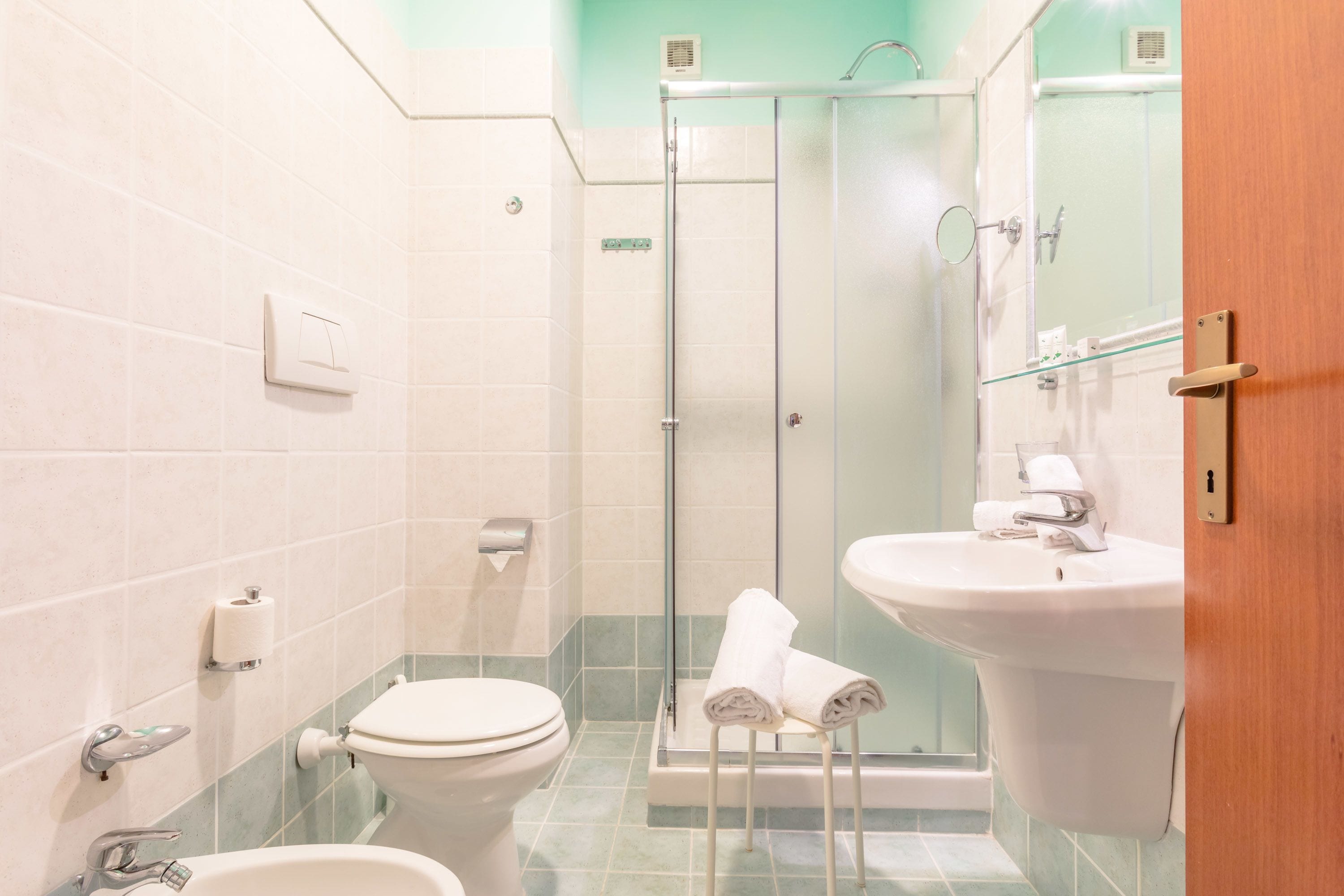 junior apartment, 1 bedroom | bathroom | shower, free toiletries, hair dryer, bathrobes