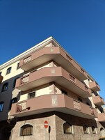 Overnatningsstedets facade