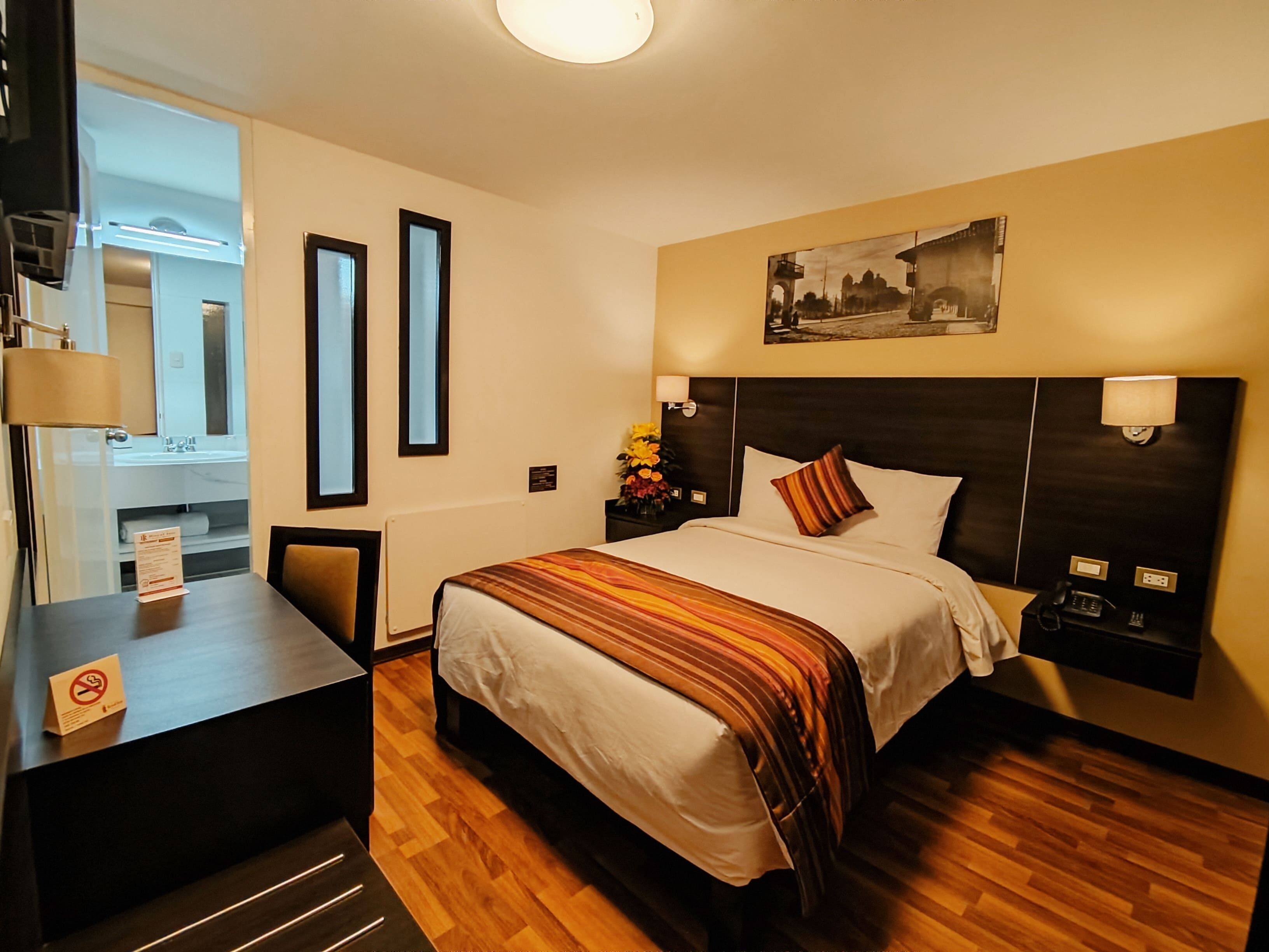 Single Room | Premium bedding, down duvets, in-room safe, desk