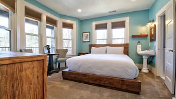 Chambre Deluxe, 1 trÚs grand lit, non-fumeur, salle de bains privée