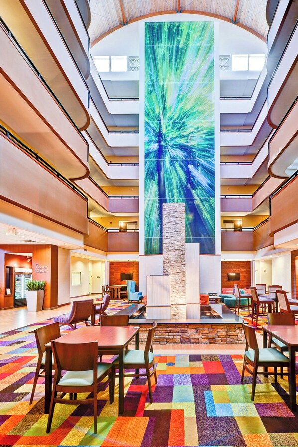 Blick von der Unterkunft