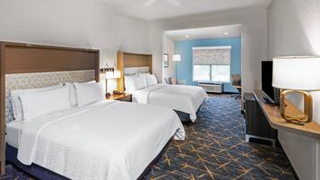 Desk, blackout curtains, iron/ironing board, free WiFi