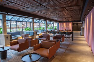 Sittområde i lobbyn