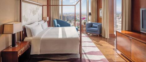 Suite, 1 cama de matrimonio grande, vistas a la ciudad (Forbidden City View) | Ropa de cama de alta calidad y minibar (con algunos artículos gratuitos)