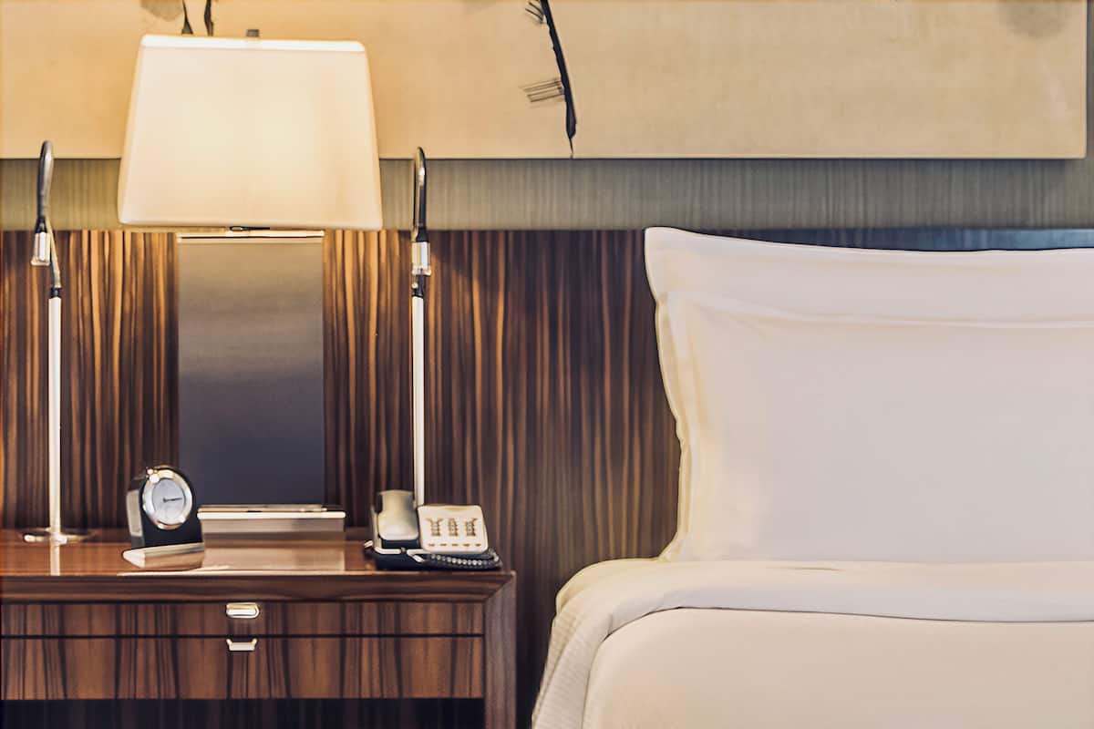 Premium bedding, free minibar items, in-room safe, desk