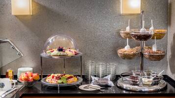 Daily buffet breakfast (EUR 9 per person)