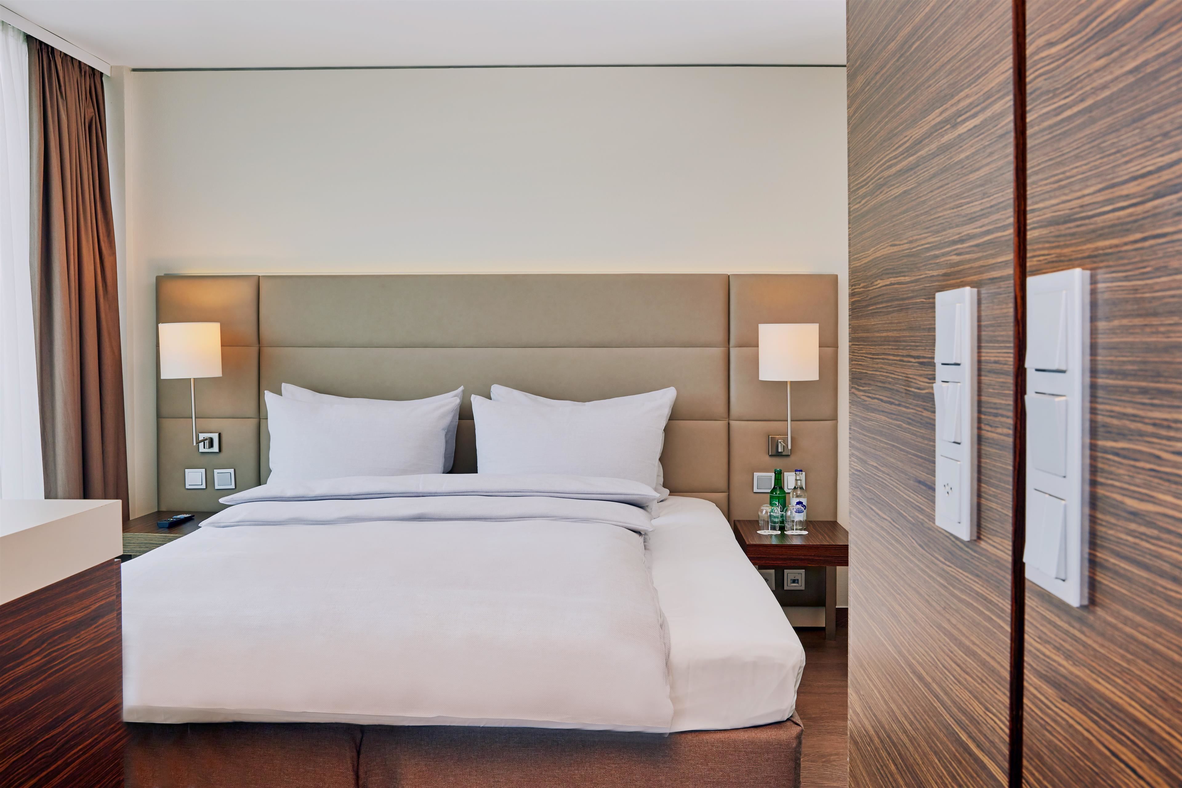 In-room safe, desk, laptop workspace, blackout curtains