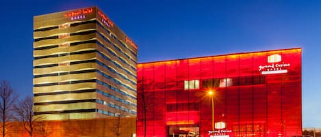 Fassade der Unterkunft â Abend/Nacht