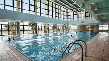 Indoor pool, outdoor pool