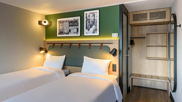 Chambre Standard, 2 lits une place | Literie de qualité supérieure, bureau