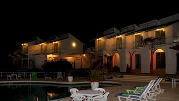 Front of property – evening/night