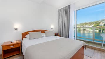 Standard Double or Twin Room, Balcony, Sea View | Desk, free WiFi, bed sheets