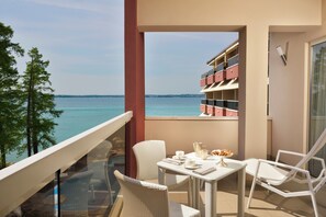 Junior Suite, Balcony, Pool View | View from room - Hotel Continental Wellness & Spa (Sirmione)