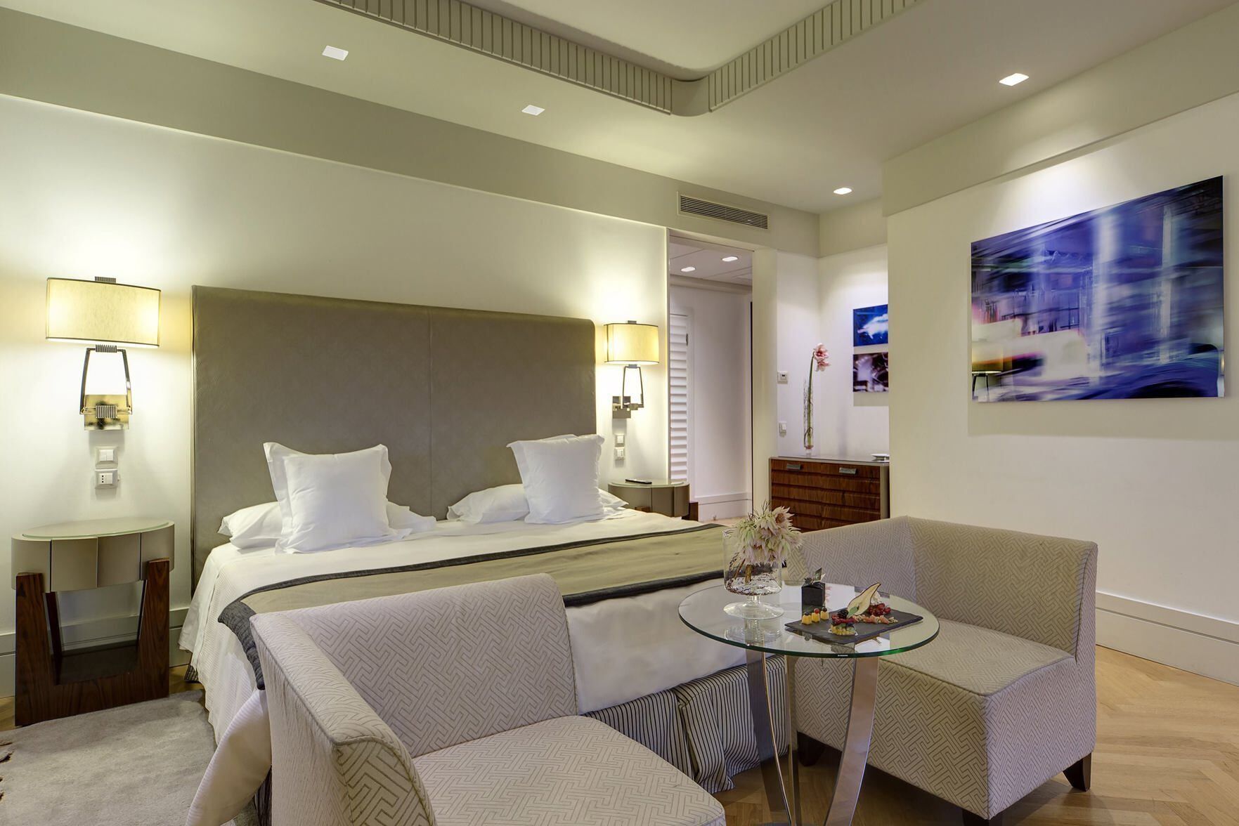 Ropa de cama de alta calidad, cubrecamas y colchones con pillow-top 