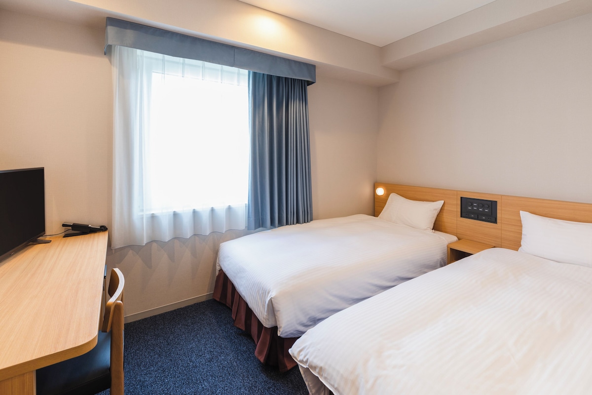 Desk, blackout curtains, iron/ironing board (on request), free WiFi