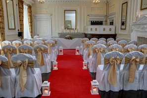 Indoor wedding