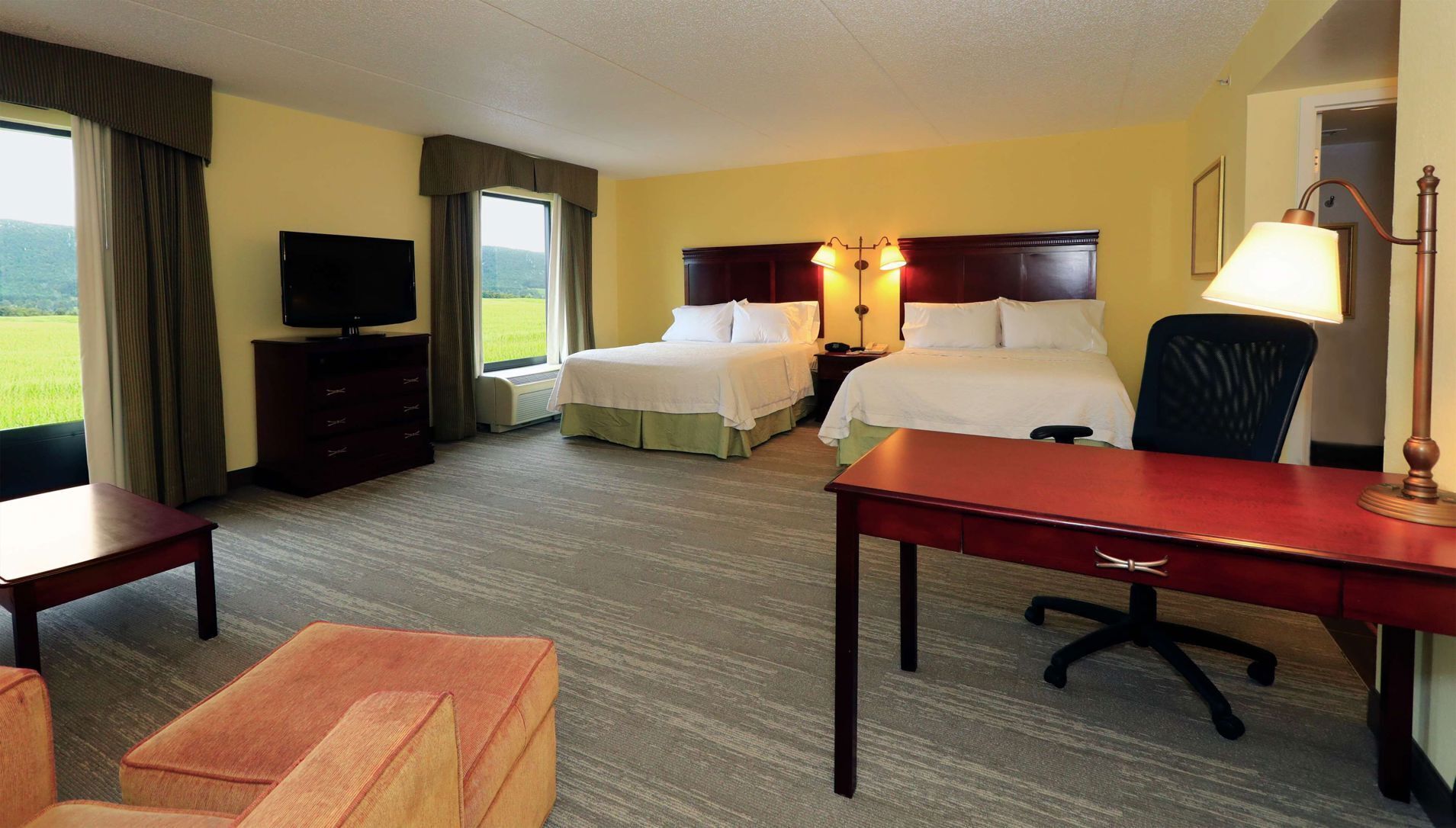 In-room safe, desk, blackout drapes, iron/ironing board