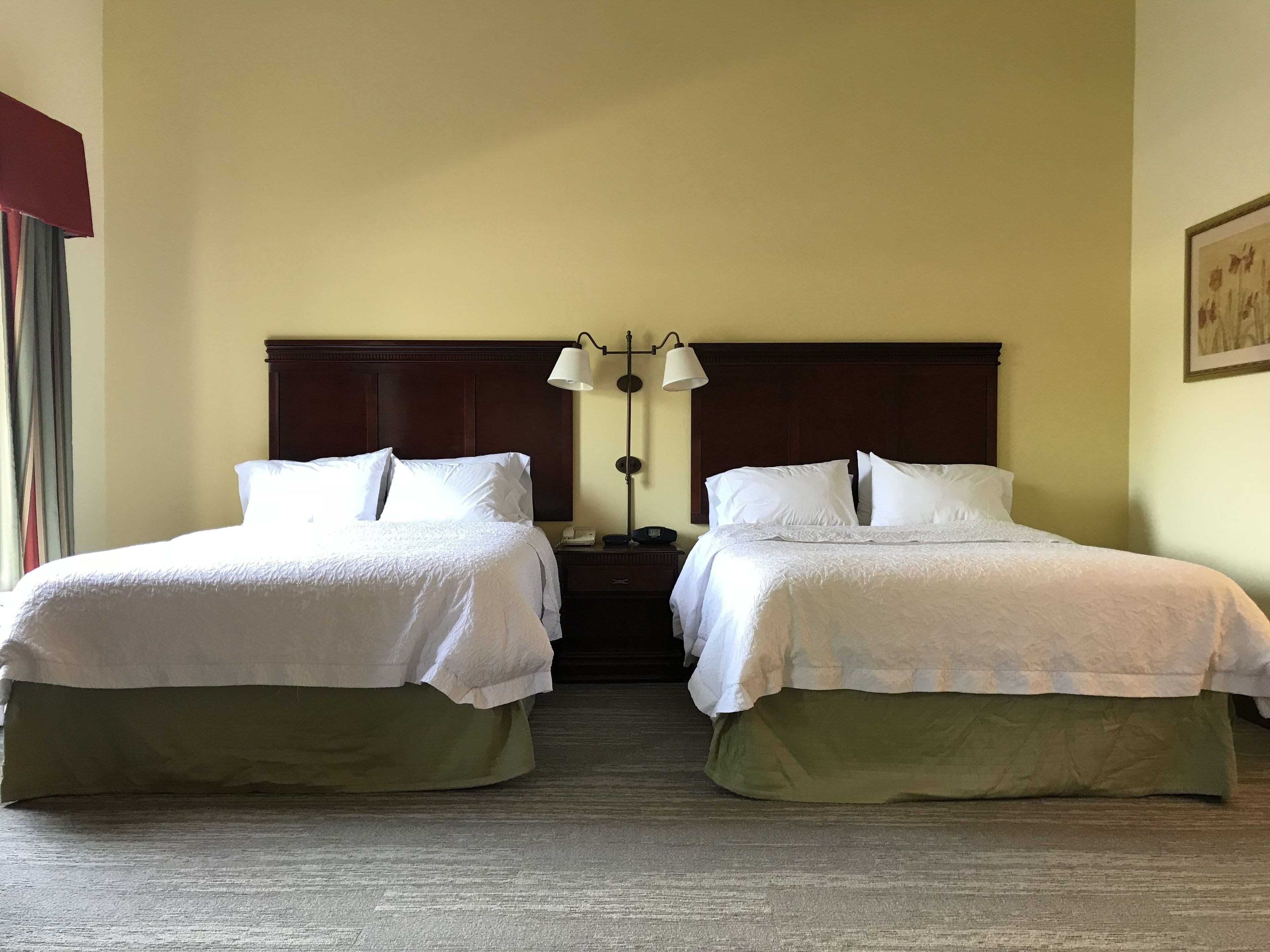 studio, 2 queen beds, non smoking | in-room safe, desk, blackout curtains, iron/ironing board