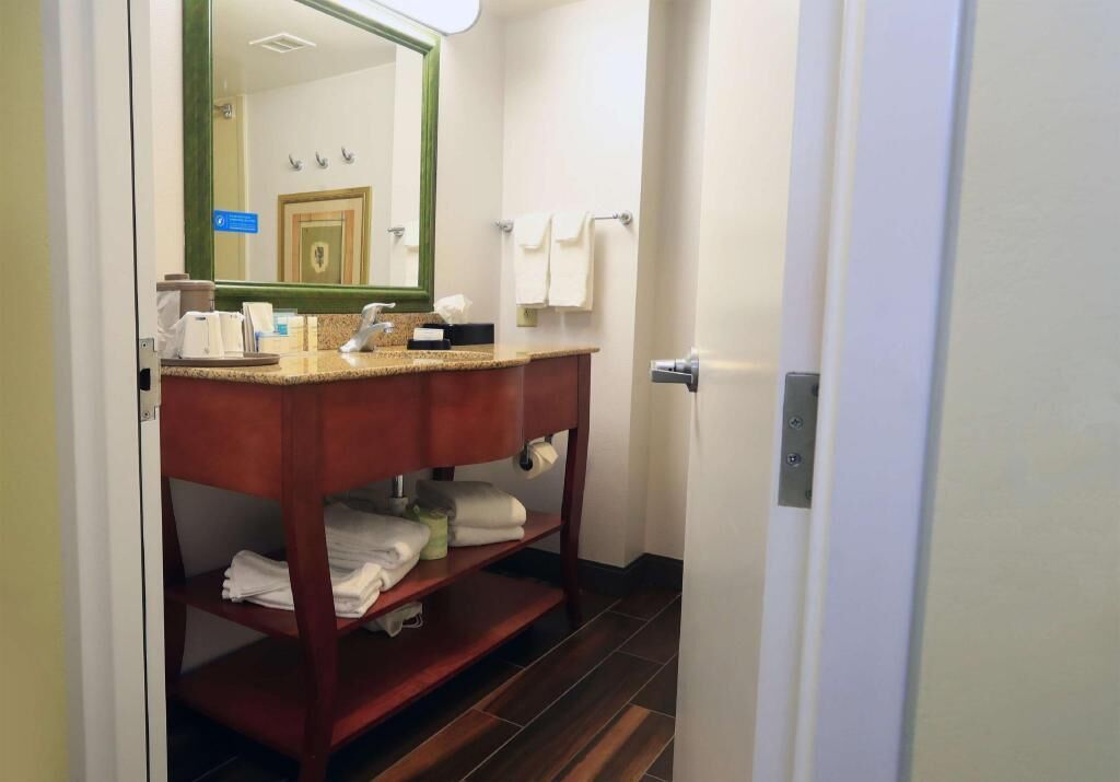 Bathroom | Free toiletries, hair dryer, towels, soap