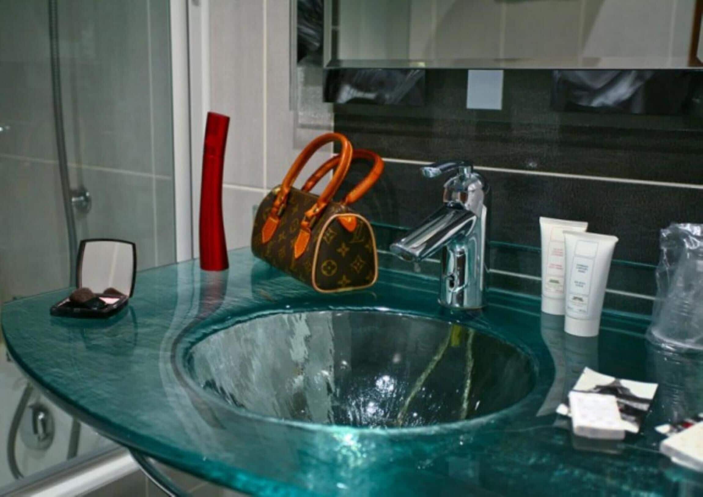 free toiletries, hair dryer, towels