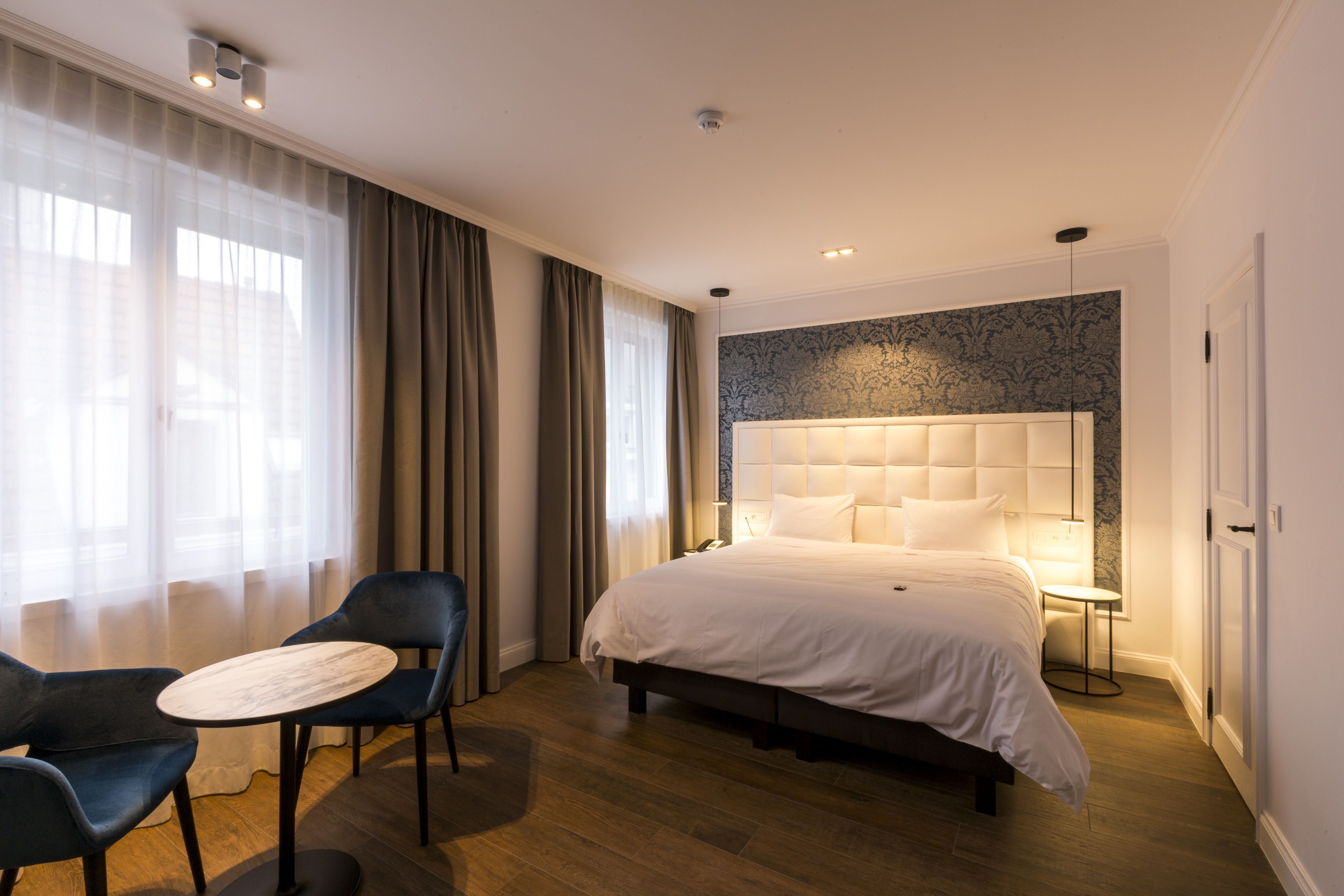 hypo-allergenic bedding, minibar, in-room safe, individually decorated