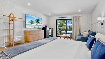 Pool View Terrace King Suite | Iron/ironing board, free WiFi, bed sheets