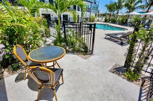 Pool View Terrace King Suite | Iron/ironing board, free WiFi, bed sheets