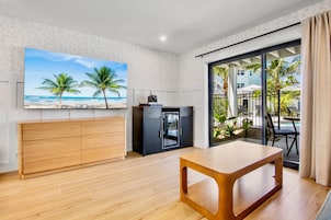Pool View Terrace King Suite | Iron/ironing board, free WiFi, bed sheets