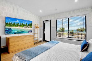Ocean View Terrace King Room | Bügeleisen/Bügelbrett, kostenloses WLAN, Bettwäsche