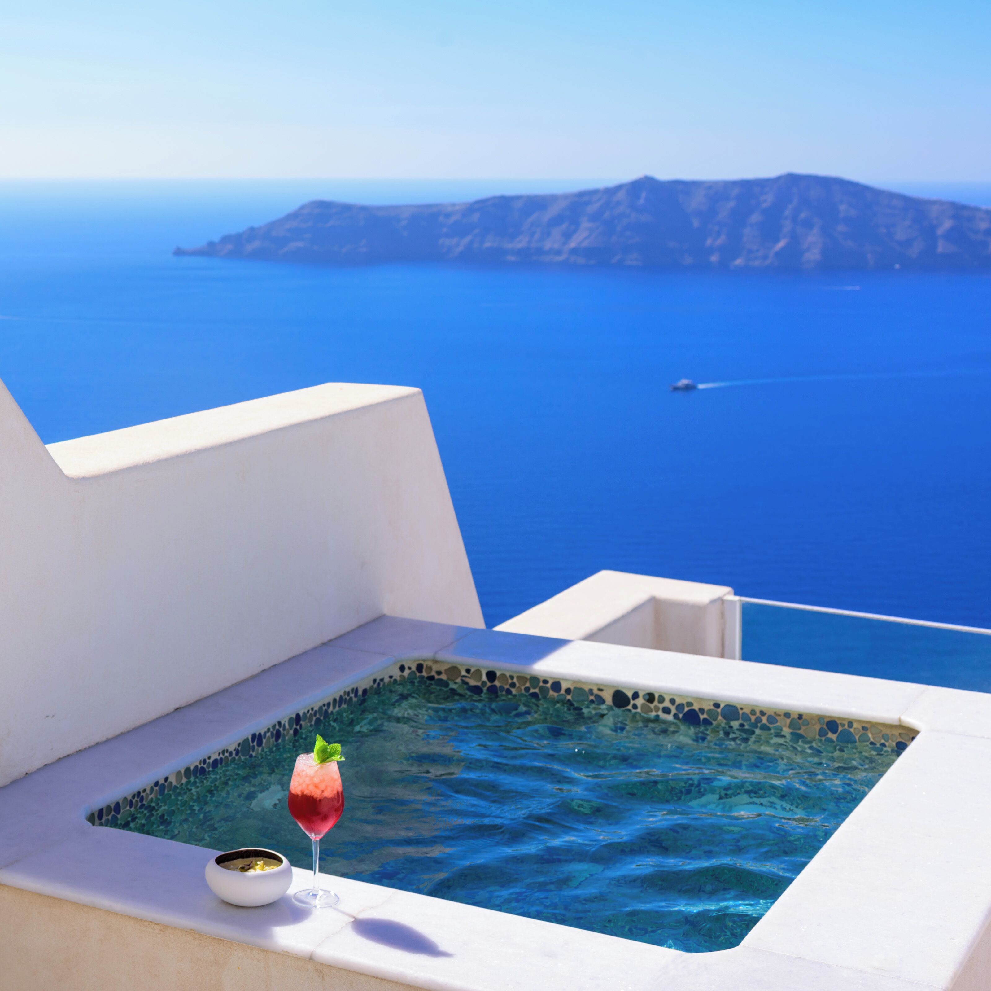 Suite, Jetted Tub, Caldera & Sea View (VIP) | Terrasse/Patio