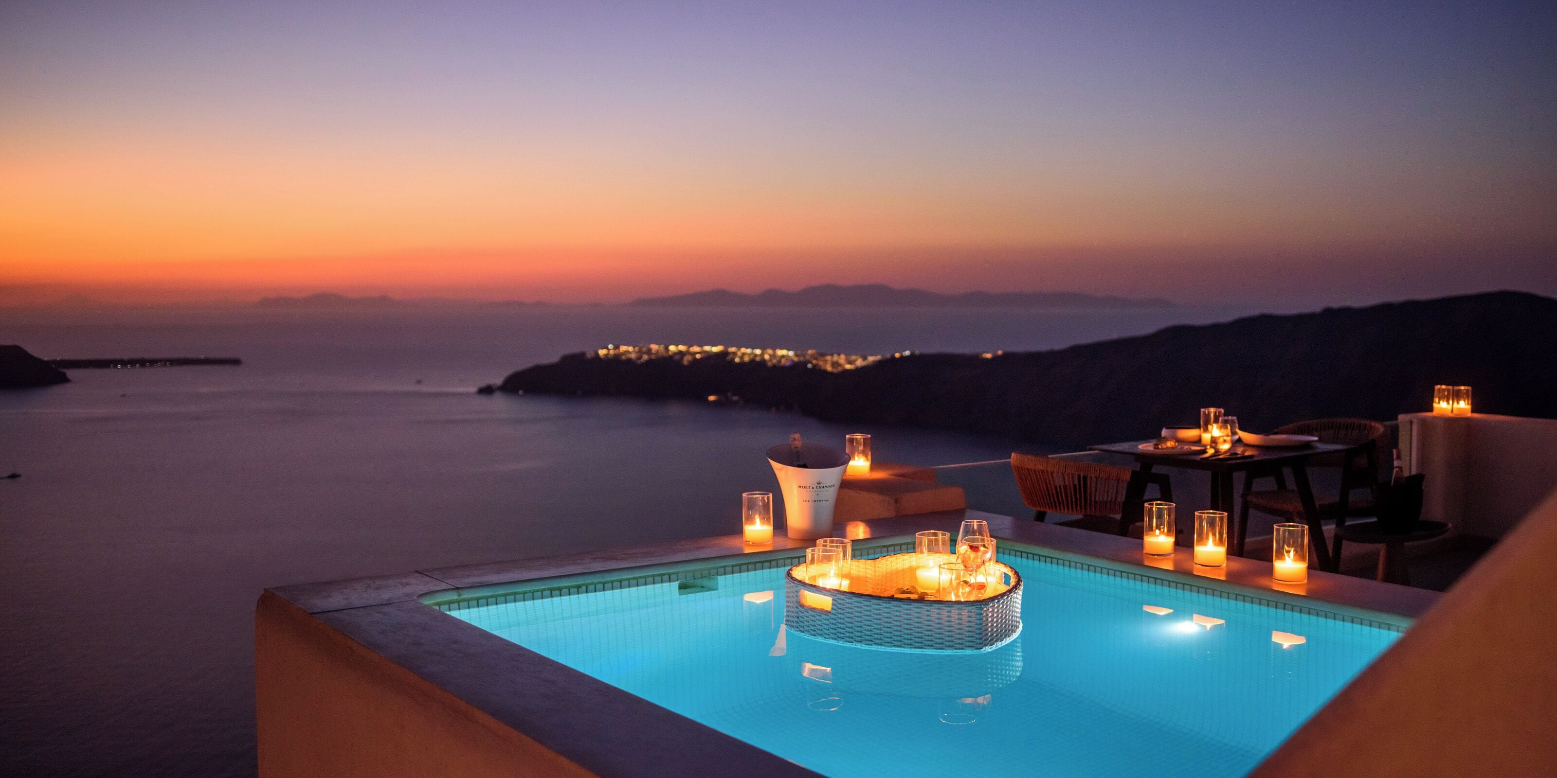 Deluxe Suite, Private Pool, Caldera & Sea View | Terrasse/Patio