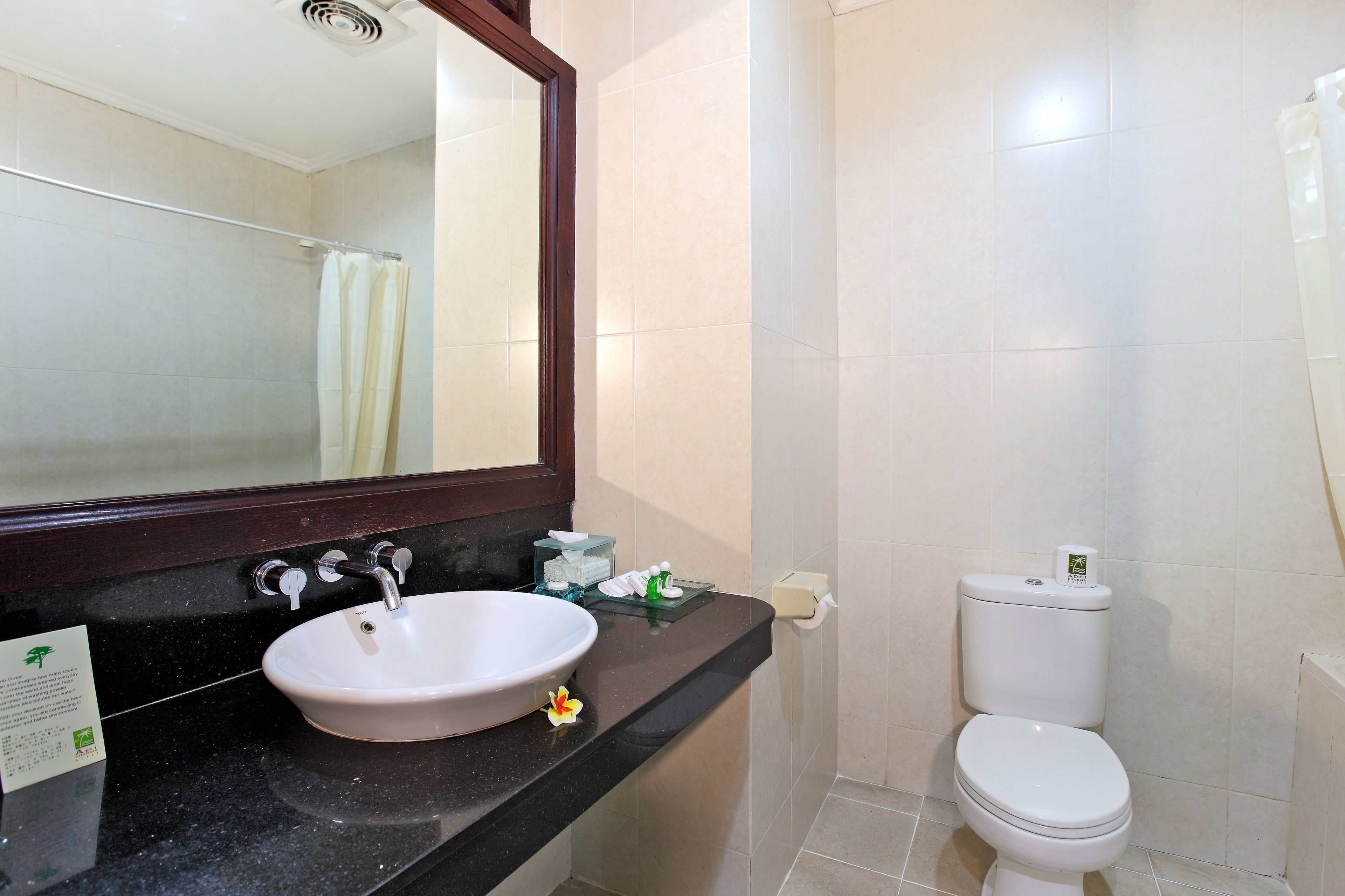 combined shower/bathtub, deep-soaking bathtub, rainfall showerhead