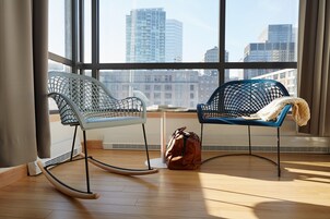 In-room safe, desk, blackout curtains, iron/ironing board