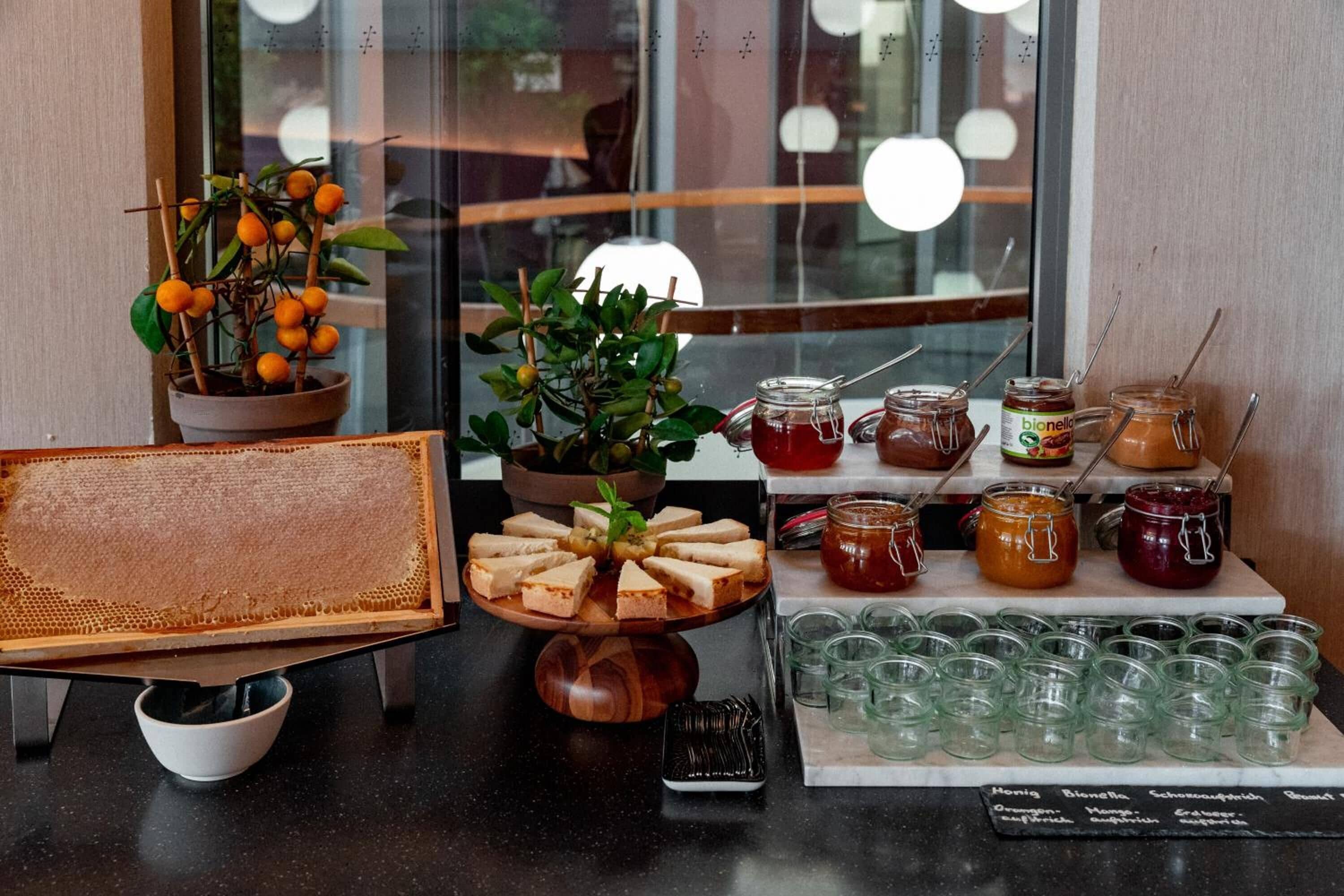 daily buffet breakfast (eur 28 per person)