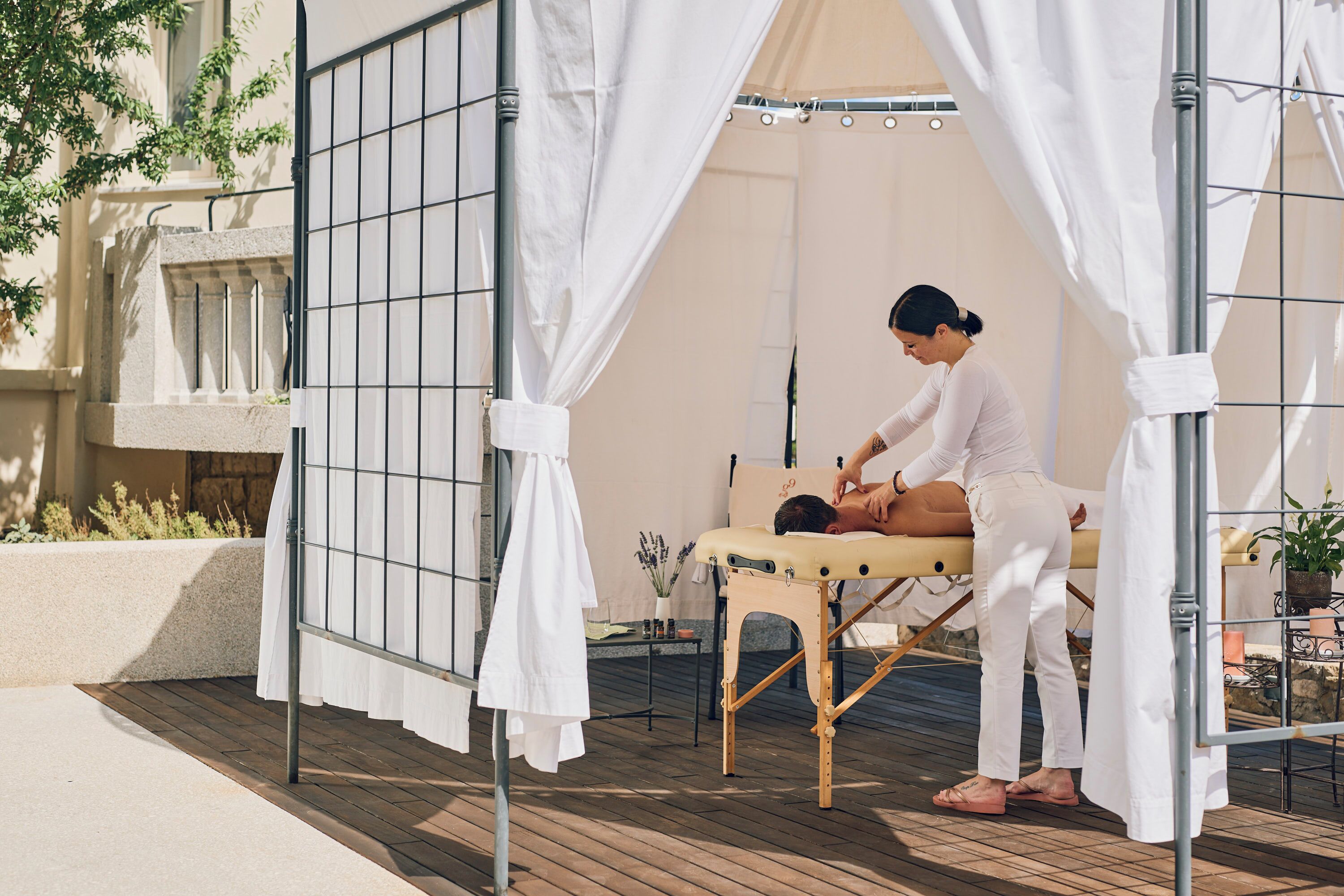 front of property – evening/night