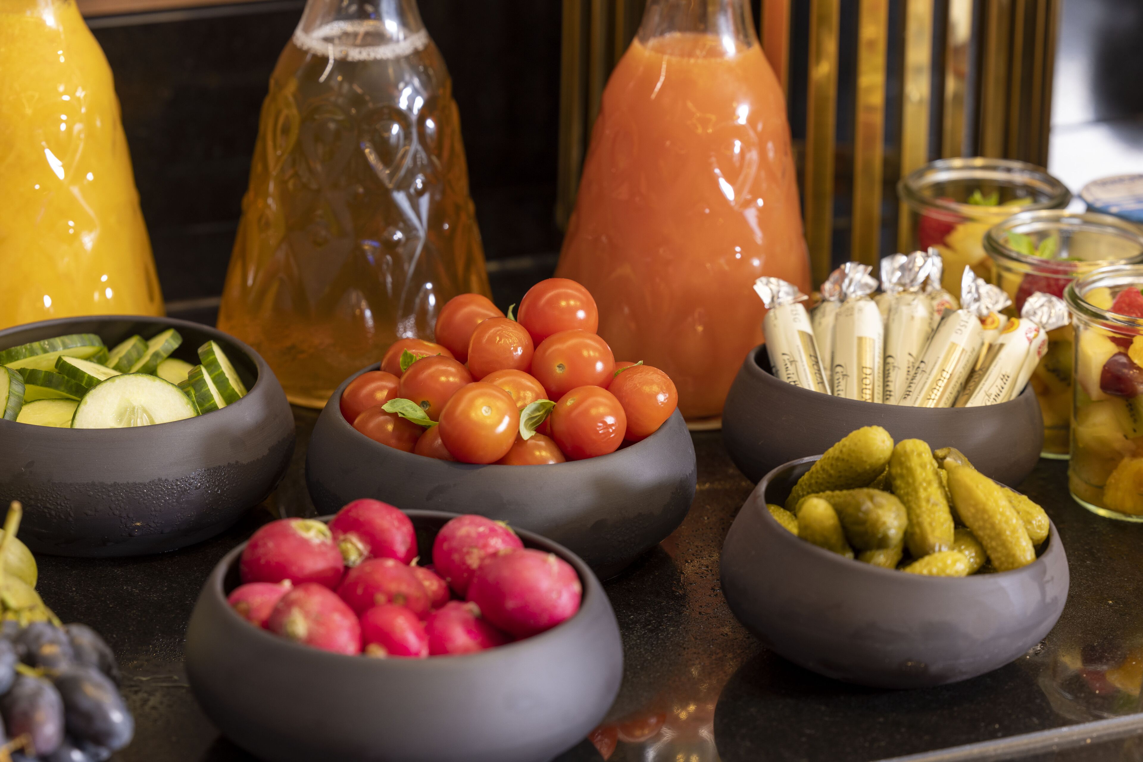 daily buffet breakfast (eur 18 per person)