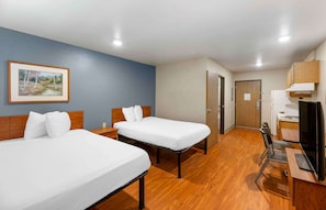 Standard Studio, 2 Double Beds, Non Smoking, Refrigerator & Microwave | Desk, laptop workspace, iron/ironing board, free WiFi - Extended Stay America Select Suites - Lubbock - South (Lubbock)