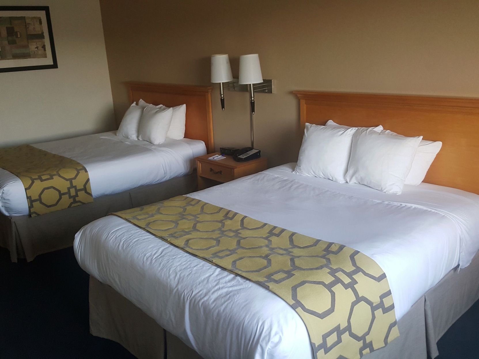 In-room safe, desk, laptop workspace, blackout drapes