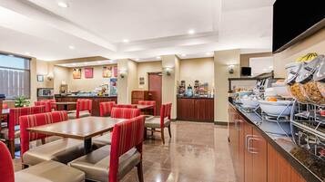 Free buffet breakfast