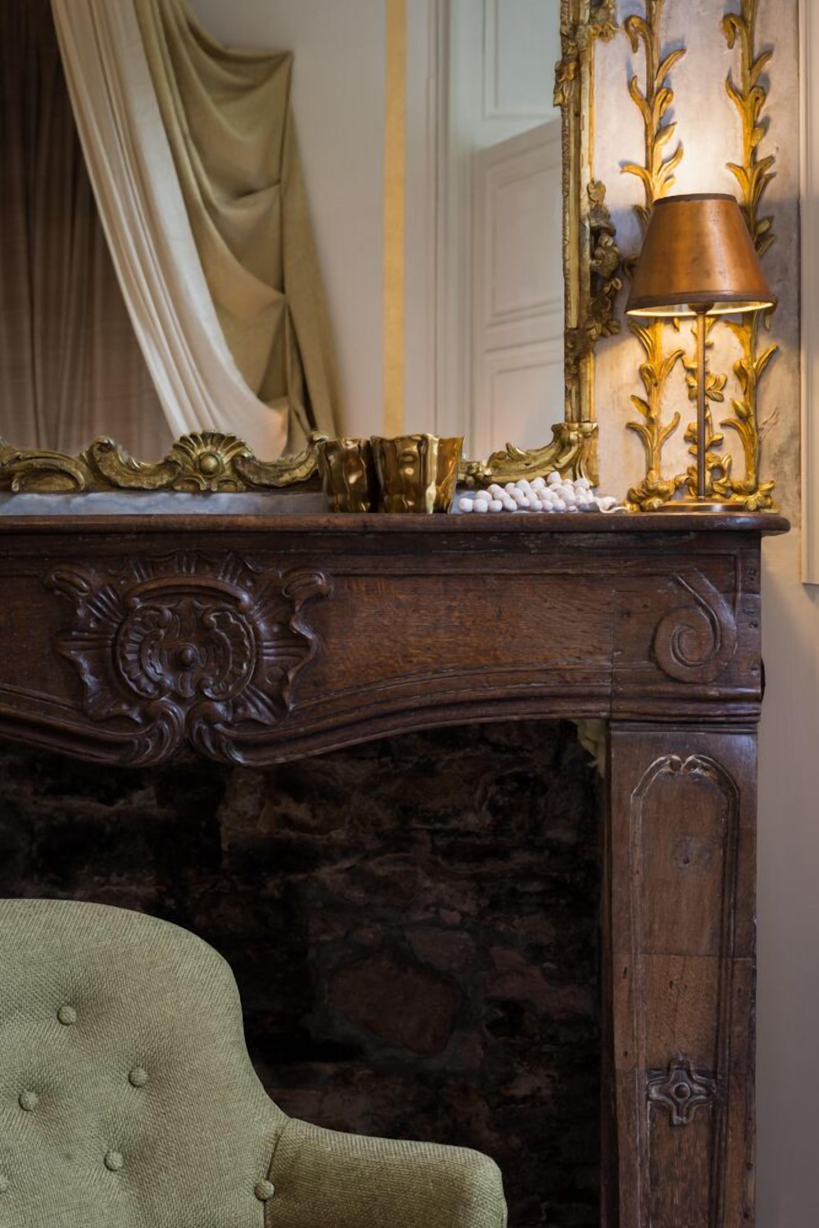 luxury suite, terrace (roseraie) | premium bedding, in-room safe, desk, iron/ironing board