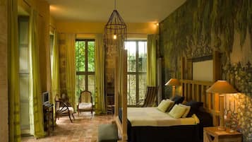 Suite de lujo, bañera de hidromasaje (Orangerie) | Ropa de cama de alta calidad, caja fuerte, escritorio