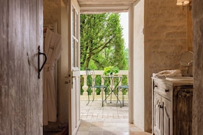 Eco-friendly toiletries, hair dryer, bathrobes, slippers