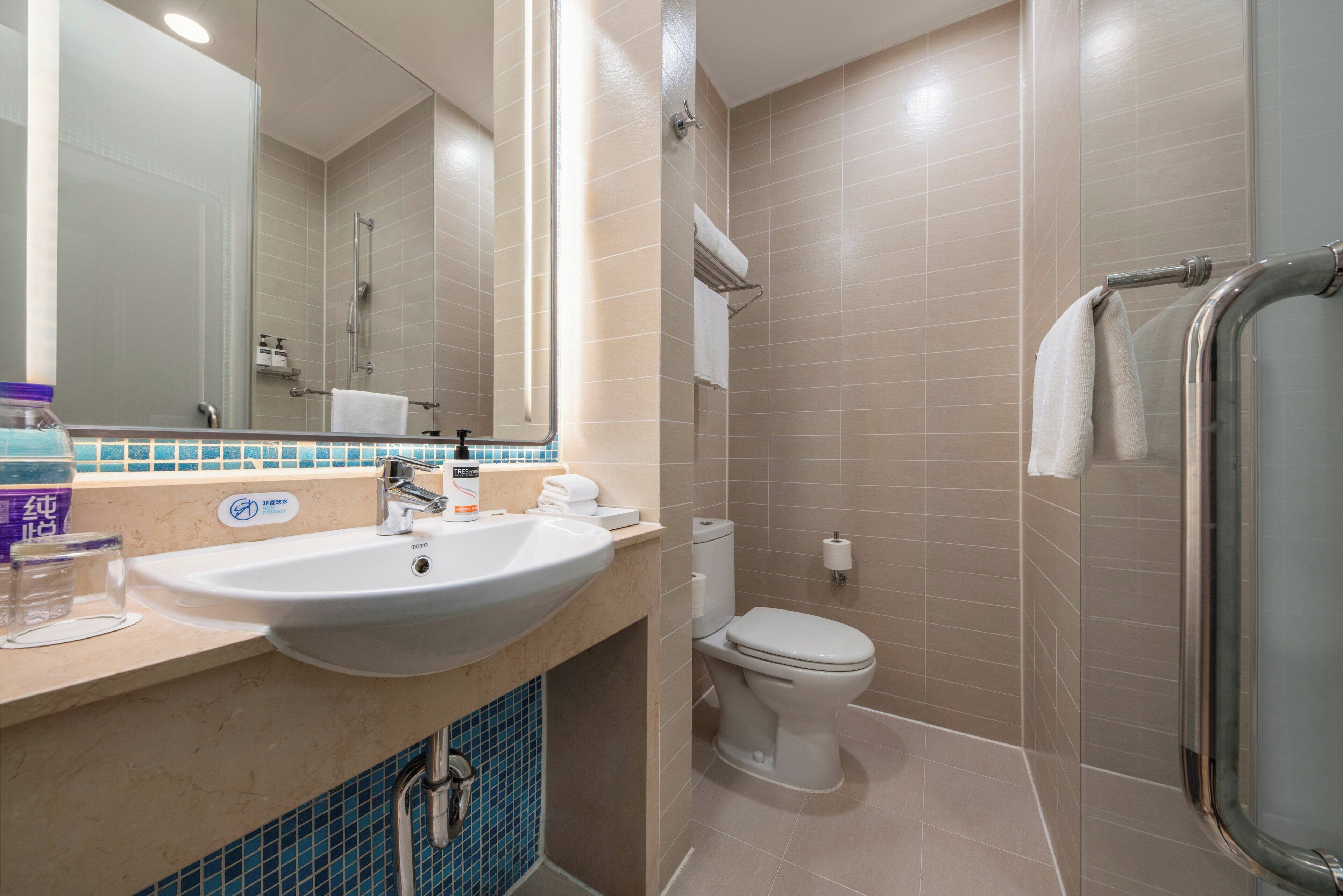 2 single standard | bathroom | shower, free toiletries, hair dryer, slippers